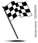 vector single checkered flag. ...