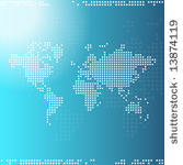 digital world map