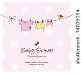 baby shower invitation card