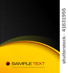 black and yellow background...