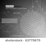 technology background   vector...