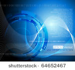 blue mechanical background  ...