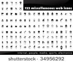 122 miscellaneous vector icons
