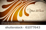 elegant floral card   damask...
