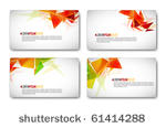 modern business card set  ...
