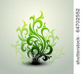 clean floral vector background  ...