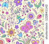 vector illustration of seamless ...