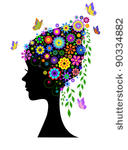illustration of silhouette of ...