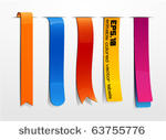 bookmarks icon set