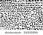 300 vector silhouettes of...