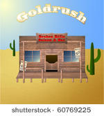 high detailed wild west saloon