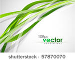 green lines. abstract vector...