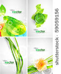 pack of green abstract...