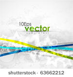 colorful lines on white. vector ...
