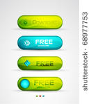 vector web buttons