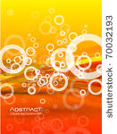 eps10 orange background