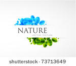 stylized summer vector...