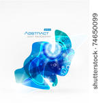 smooth abstract shapes. vector...