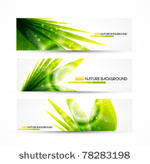 vector grass banner