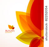 autumn abstract vector...