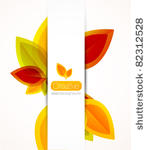 autumn abstract vector...