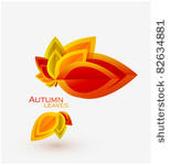 autumn abstract vector...