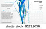 brochure template. abstract...