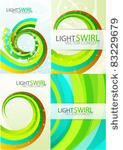 vector swirl background pack