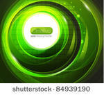 green swirl. abstract eps10...