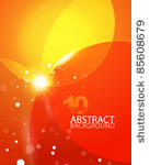 orange shiny abstract background