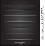 vector web divider set