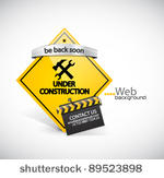 under construction vector...