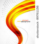 detailed techno glossy wave....