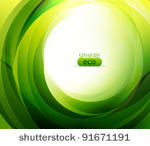 eco friendly abstract swirl