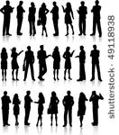large collection of silhouettes ...