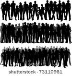 collection of huge crowds of...