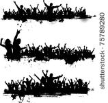 collection of grunge crowd...