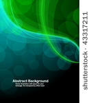 abstract transparent green and...