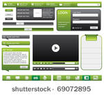 a collection of web buttons   ...