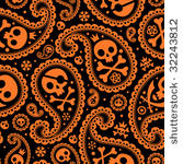 seamless with a paisley and...