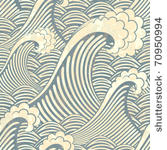 seamless pattern with waves