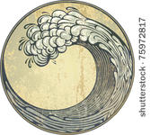 decorative background in a...