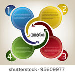 vector   set of colorful text...