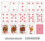 playing cards  diamond suit ...