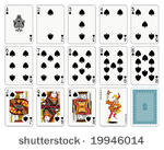 playing cards  spade suit  also ...