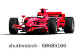 red f1 sport car