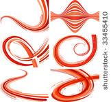 abstract background with bent...