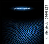 powerful blue business concept...