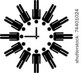 human clock conceptual...