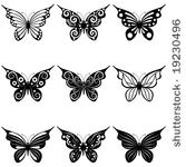 a set of nine different forms...